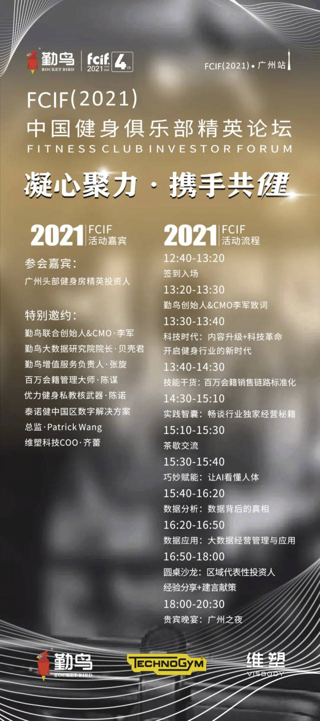 雷竞技RAYBETFCIF(2021)中国健身俱乐部精英论坛·广州站(图2)